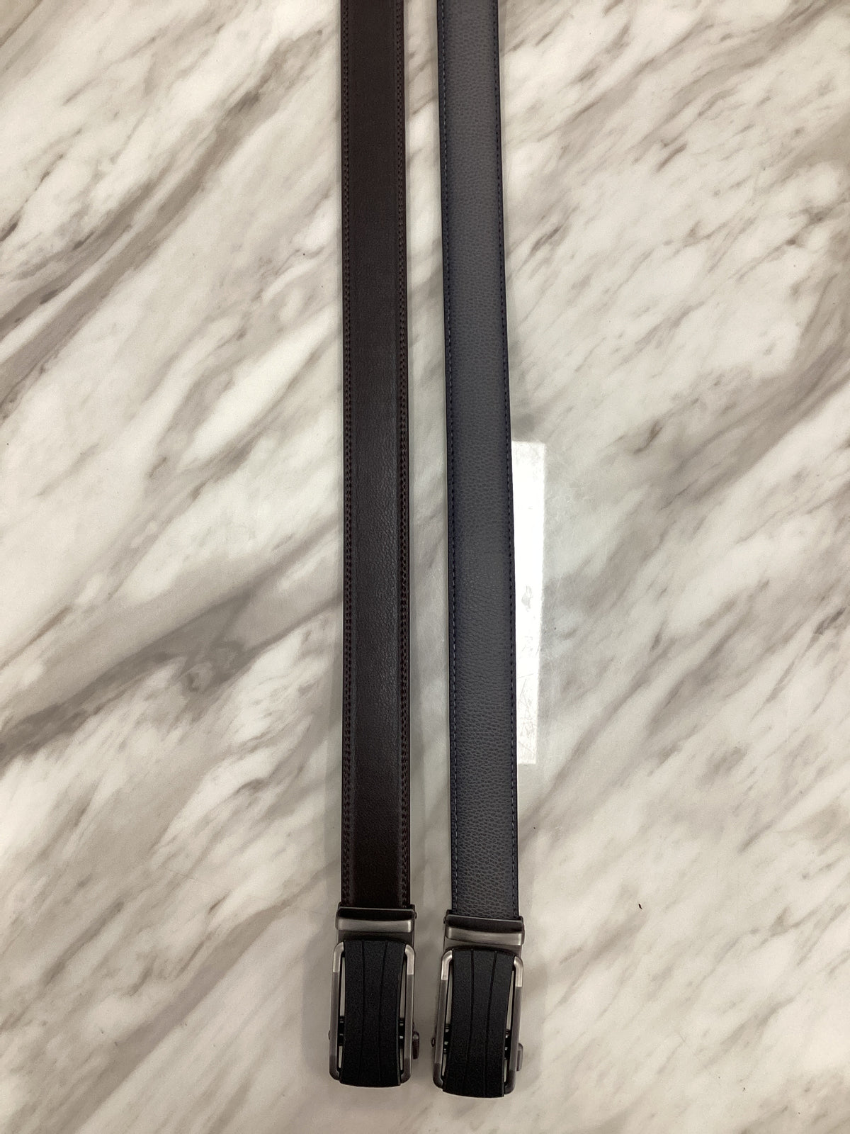 Men’s Ratchet Leather Belt – Automatic Buckle