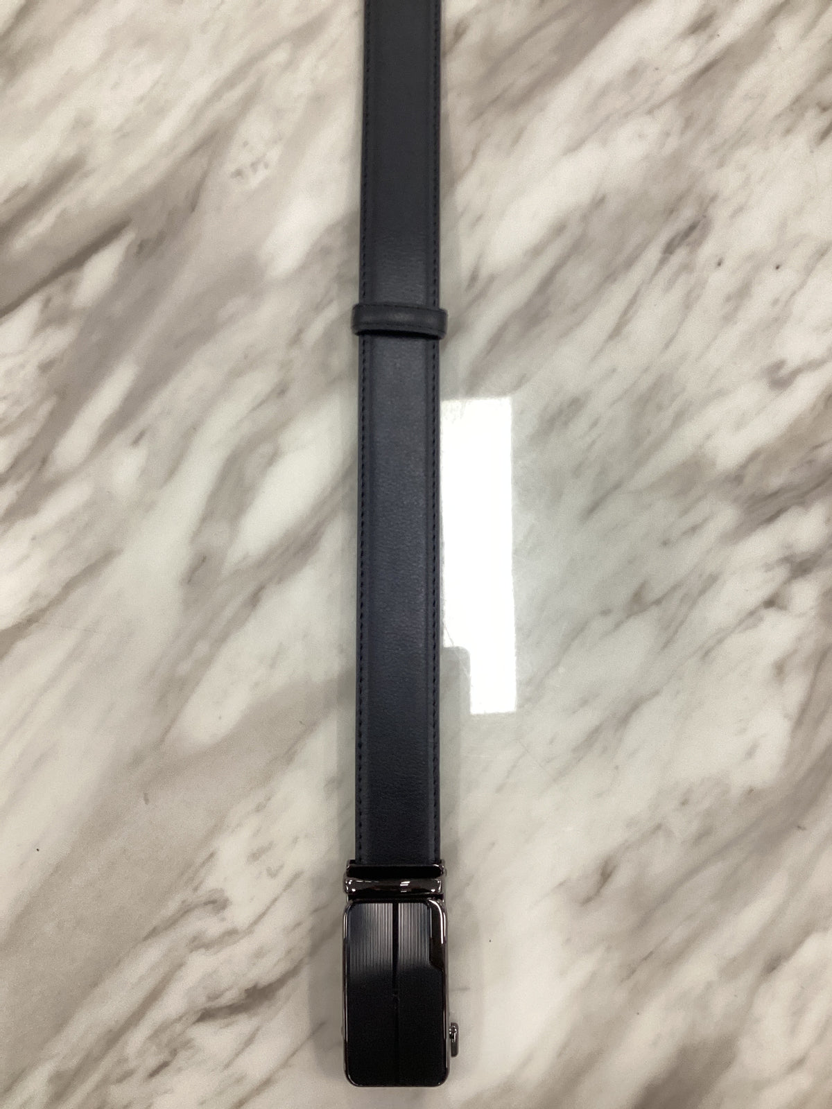 Men’s Ratchet Leather Belt – Automatic Buckle