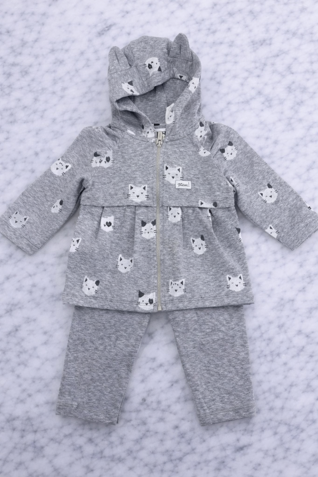 Indigo Girls’ 3-Piece Outfit Set – Long Sleeve Top, Hoodie & Pants