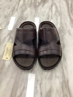 Leefox Men’s Casual Leather Sandals