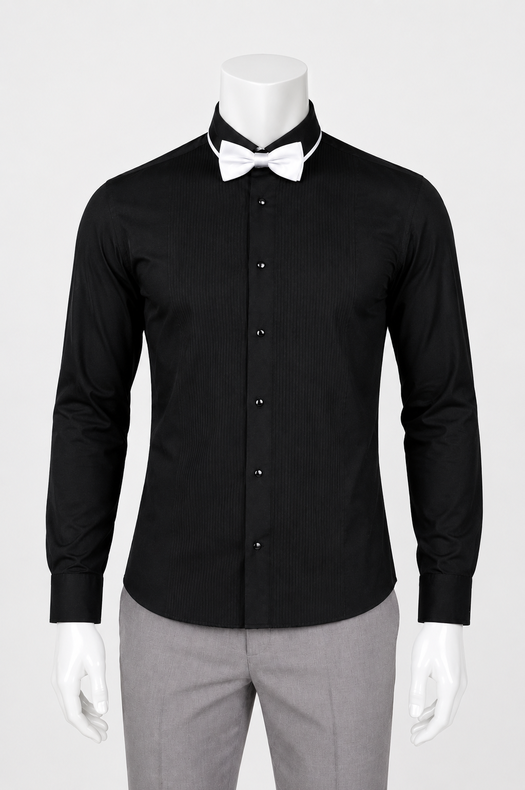 TRELINI Men’s Stripped Dress Shirt.(FFF)