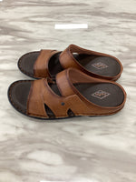 Leefox Men’s Casual Leather Sandals