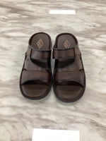 Leefox Men’s Casual Leather Sandals