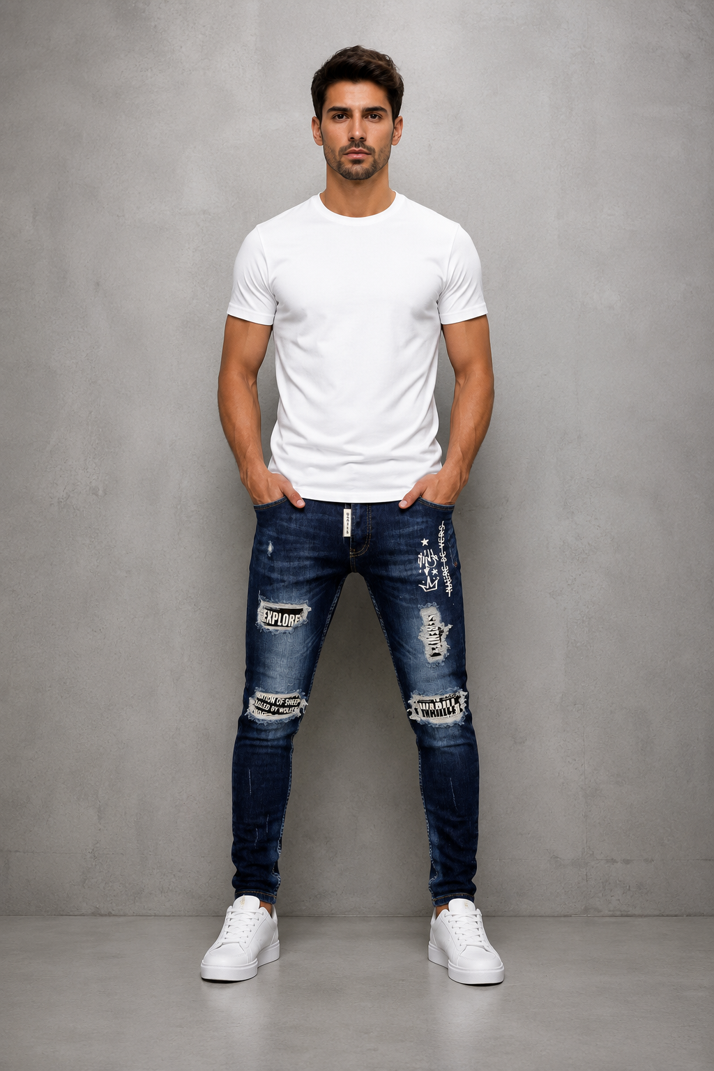 DW Skinny Fit Jeans Pants.(FFFF)