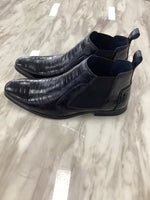 MoonWalker Men’s Crocodile-Embossed Chelsea Boots