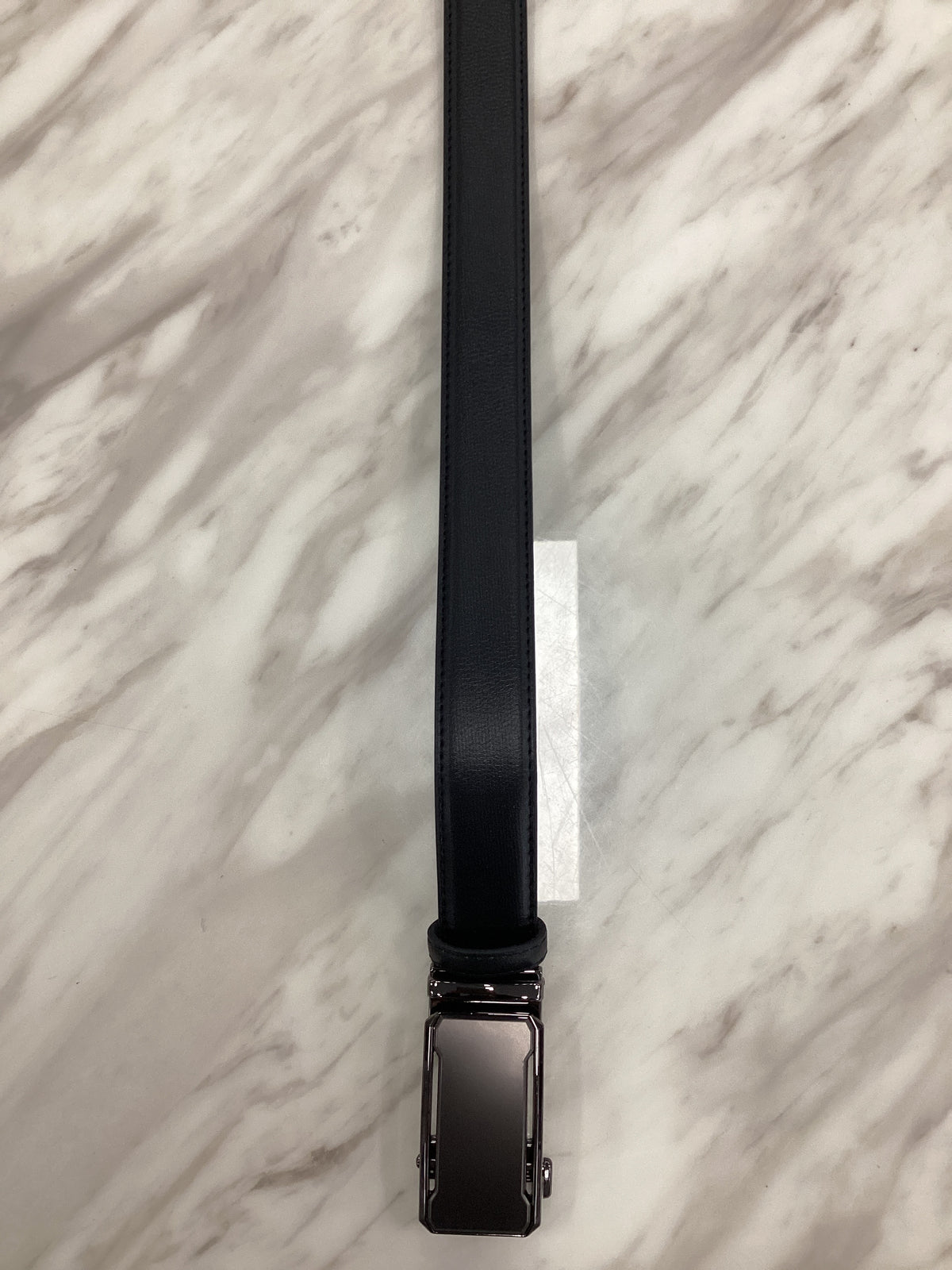 Men’s Ratchet Leather Belt – Automatic Buckle