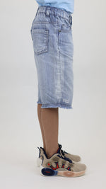 Stripe Denim Short 100 Cotton