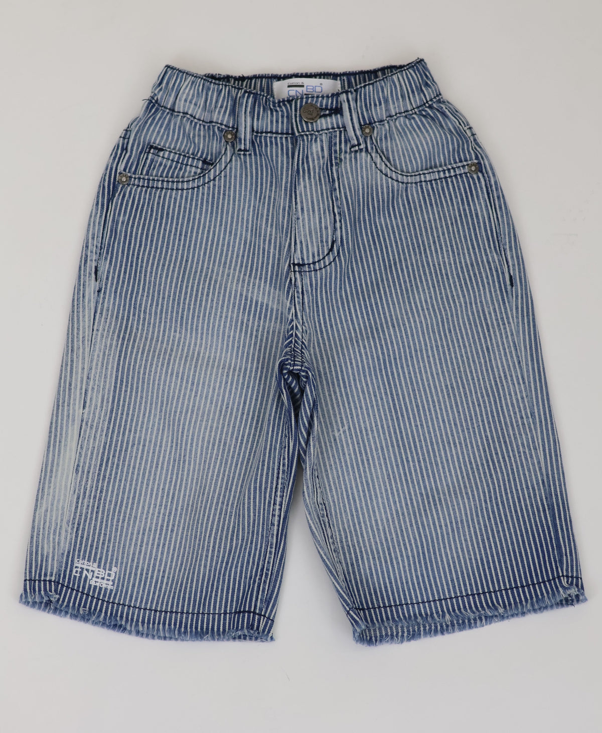 Stripe Denim Short 100 Cotton