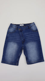 Women’s Denim Knee-Length Shorts – Relaxed Fit
