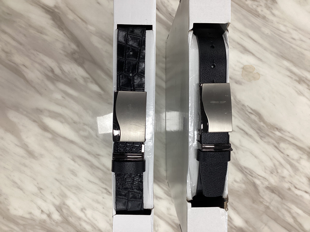 Men’s Classic Leather Belt – Hole Buckle