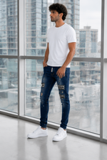 DNM Skinny Fit Jeans Pants.(FFFF)