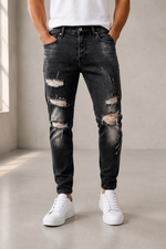 2Y Premium Patched Jeans Pant.(FFFF)