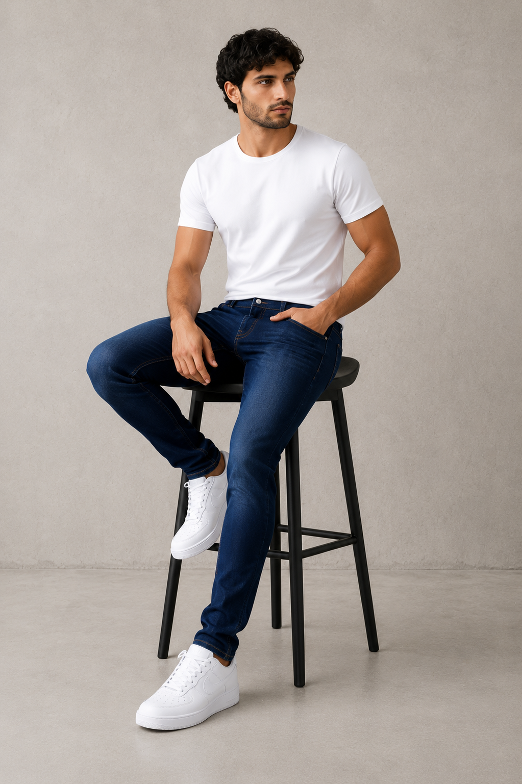 DNM Regular Fit Jeans Pants.(FFFF)