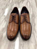 MoonWalker Men’s leather brogue lace-up shoes