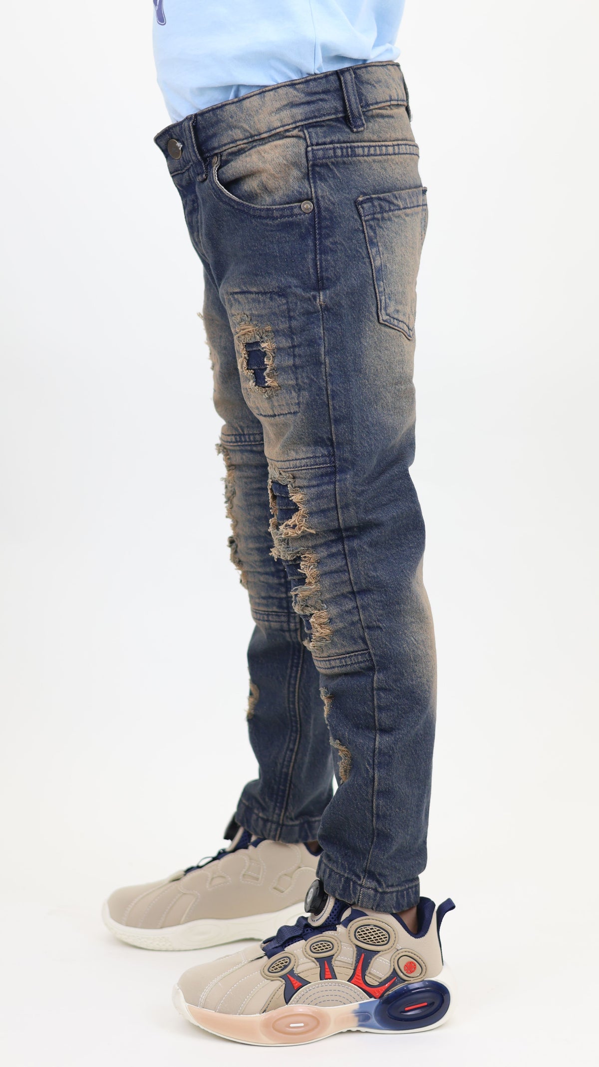 Kids Distressed Denim Jeans