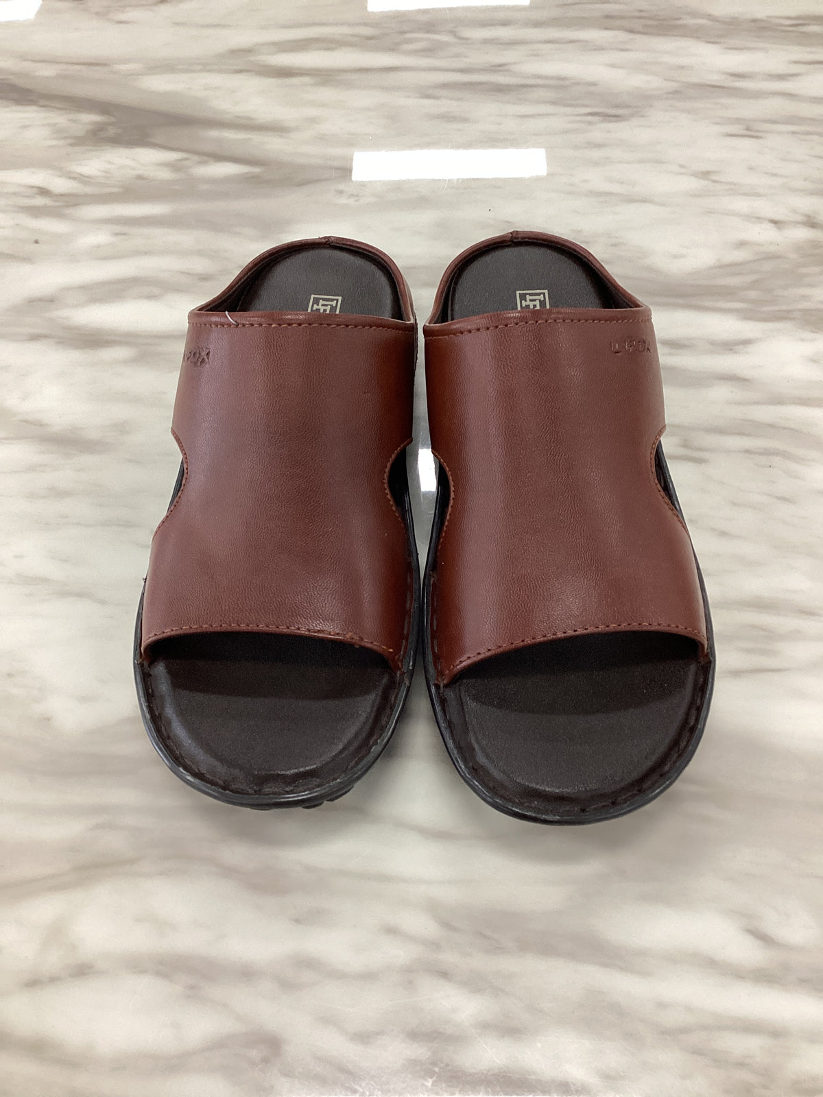 L-FOX Men’s Casual Leather Sandals