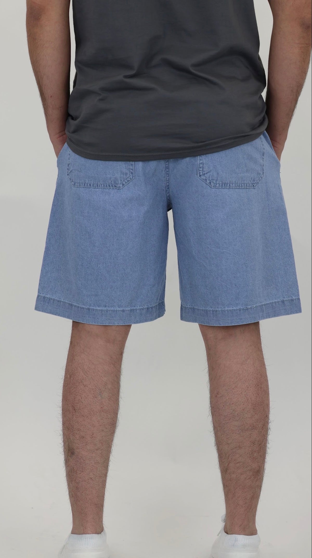 Men’s Denim Drawstring Shorts