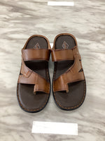 Leefox Men’s Casual Leather Sandals