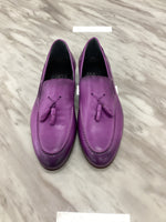 Men’s Purple Leather Tassel Loafers