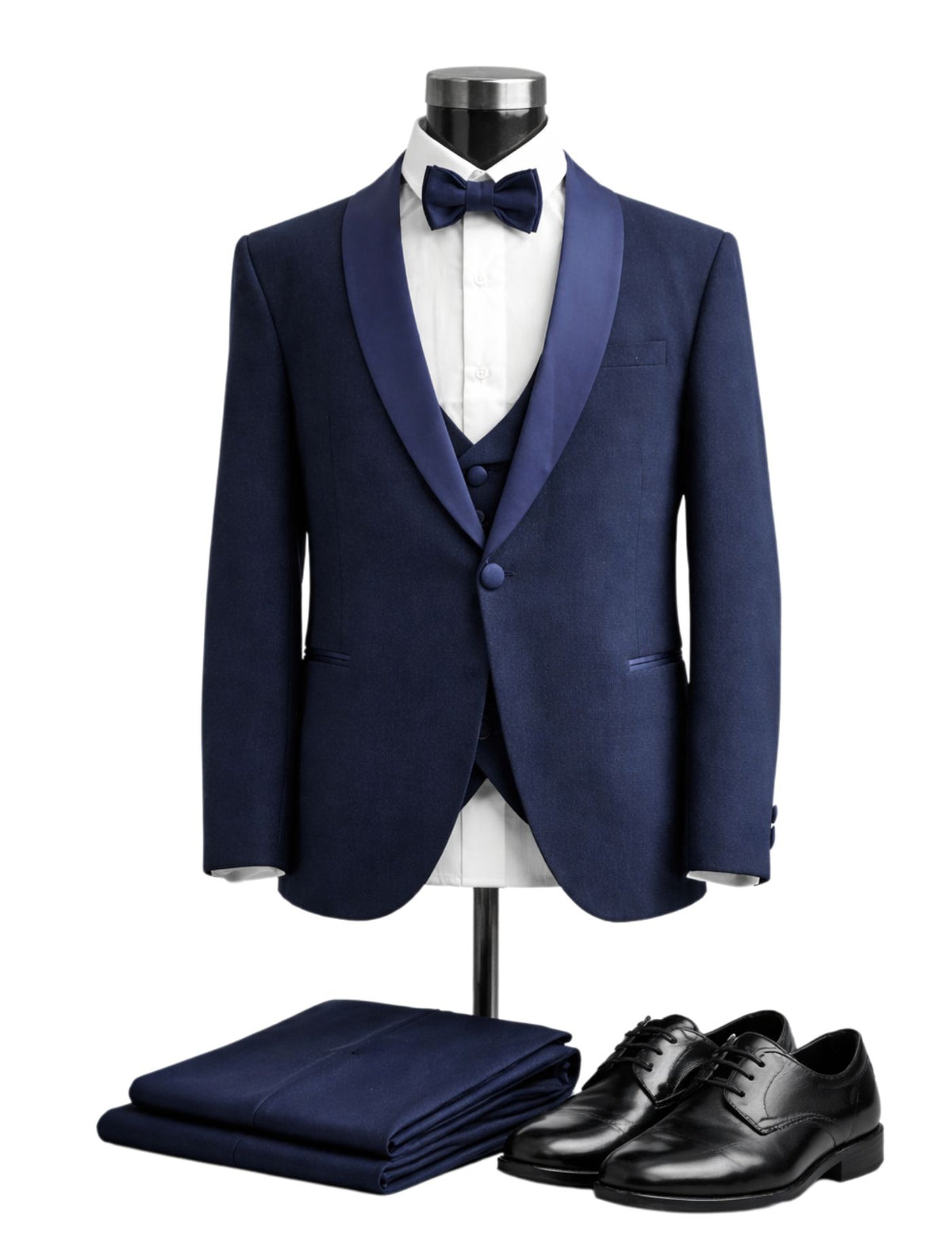 Boys Formal Suit Set – Jacket, Pants, Vest and Bow tie.