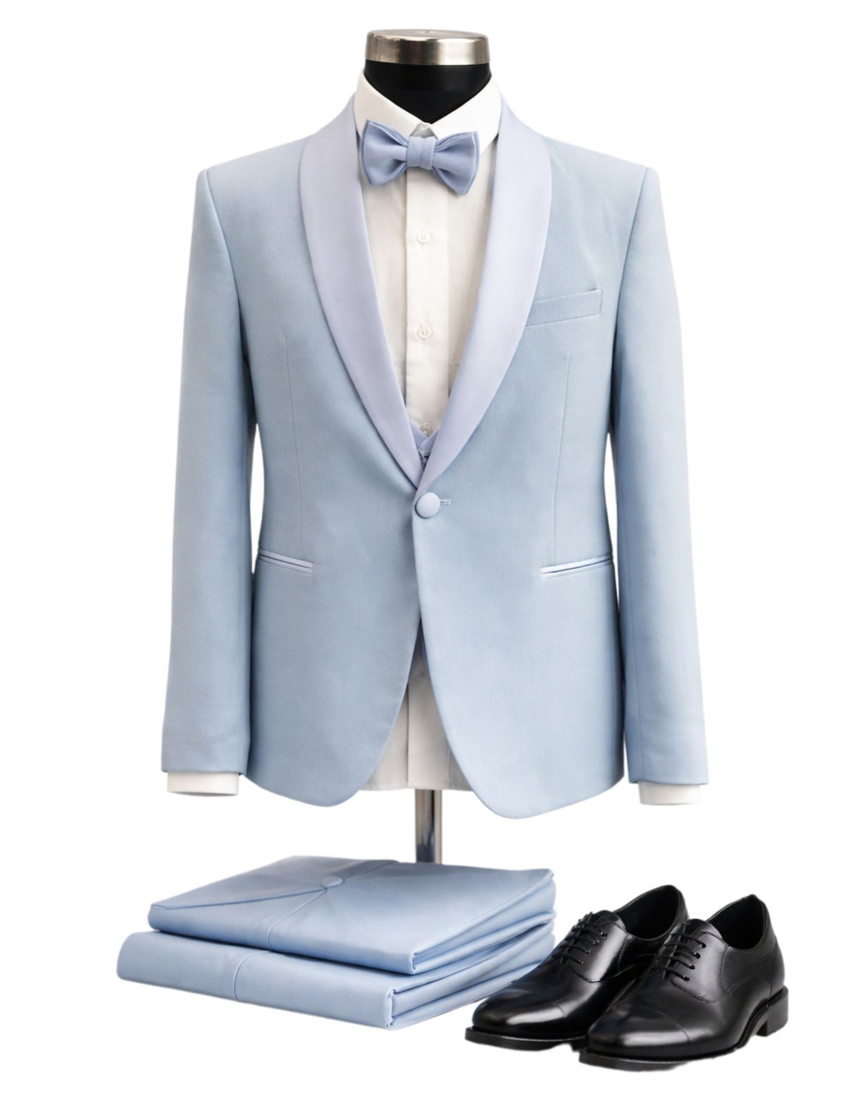 Boys Formal Suit Set – Jacket, Pants, Vest and Bow tie.