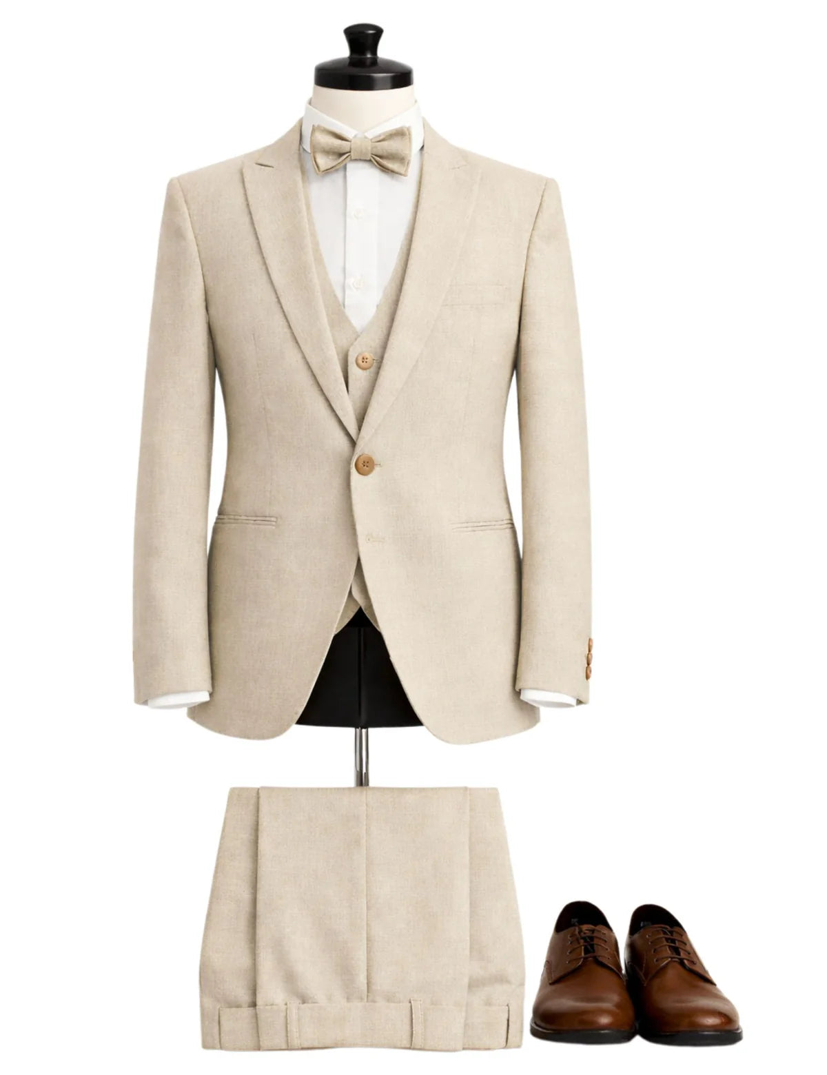Boys Formal Suit Set – Jacket, Pants, Vest and Bow tie.