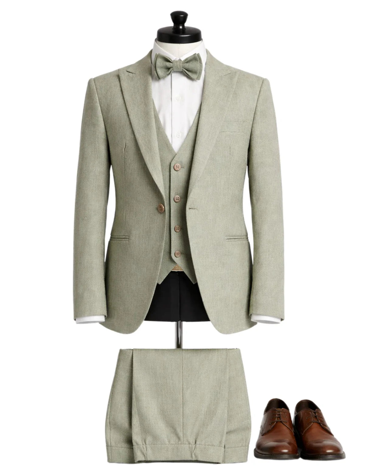 Boys Formal Suit Set – Jacket, Pants, Vest and Bow tie.