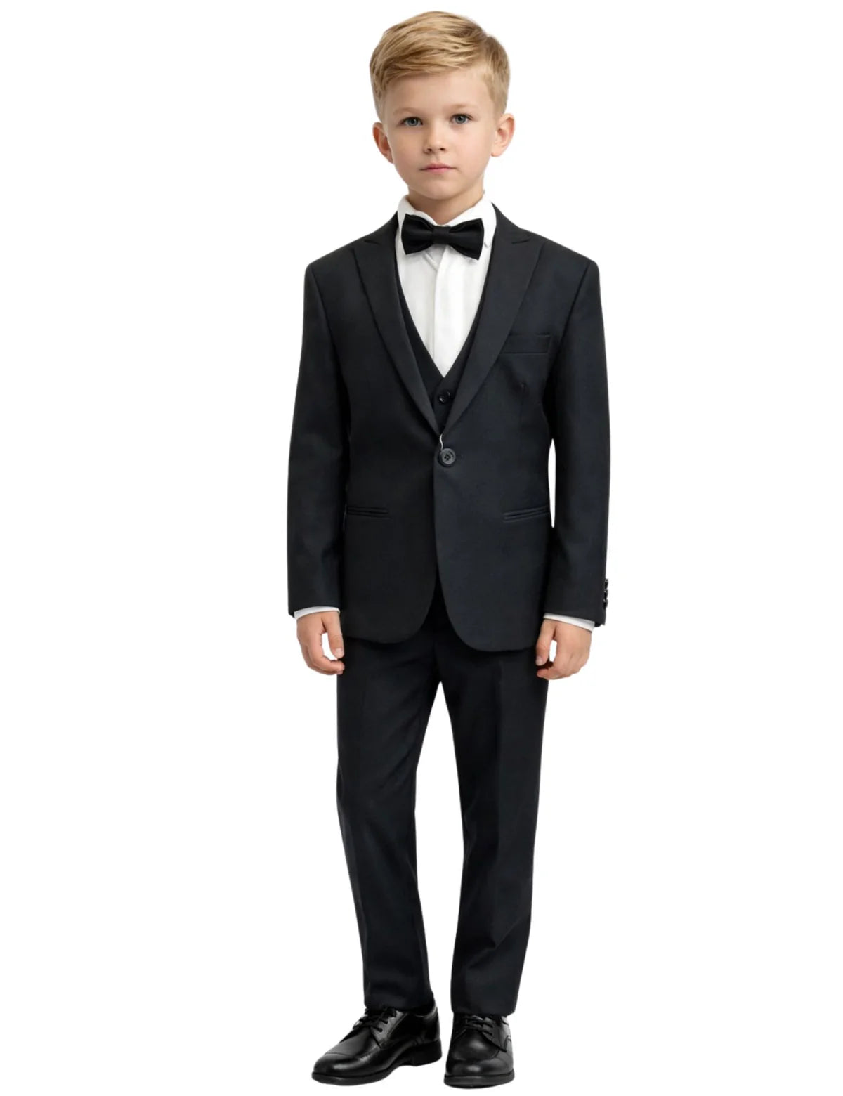 Boys Formal Suit Set – Jacket, Pants, Vest and Bow tie.