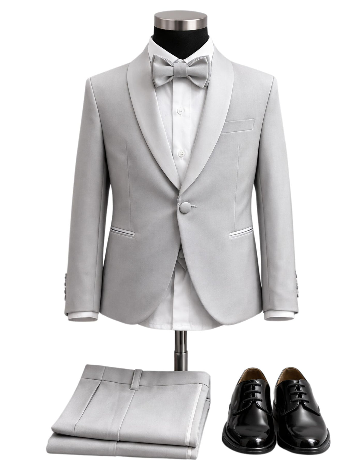 Boys Formal Suit Set – Jacket, Pants, Vest and Bow tie.
