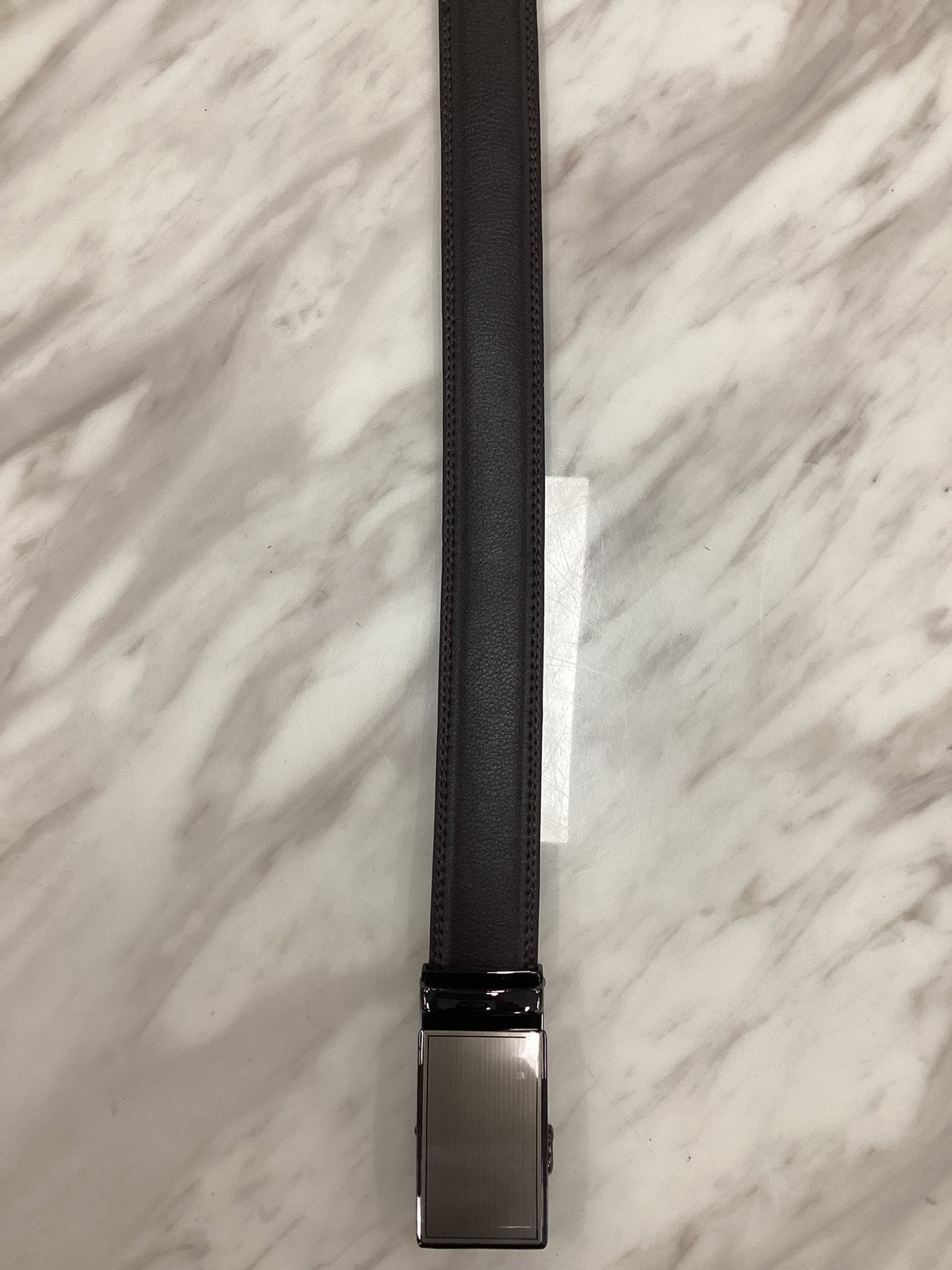 Men’s Ratchet Leather Belt – Automatic Buckle