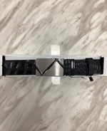 Men’s Classic Leather Belt – Hole Buckle