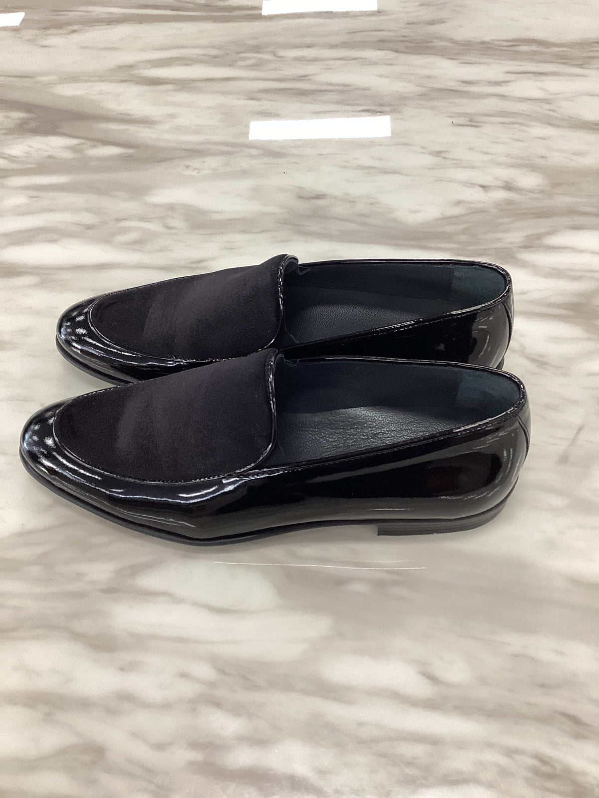 Marco Divaio Men’s Patent Leather Velvet Loafers
