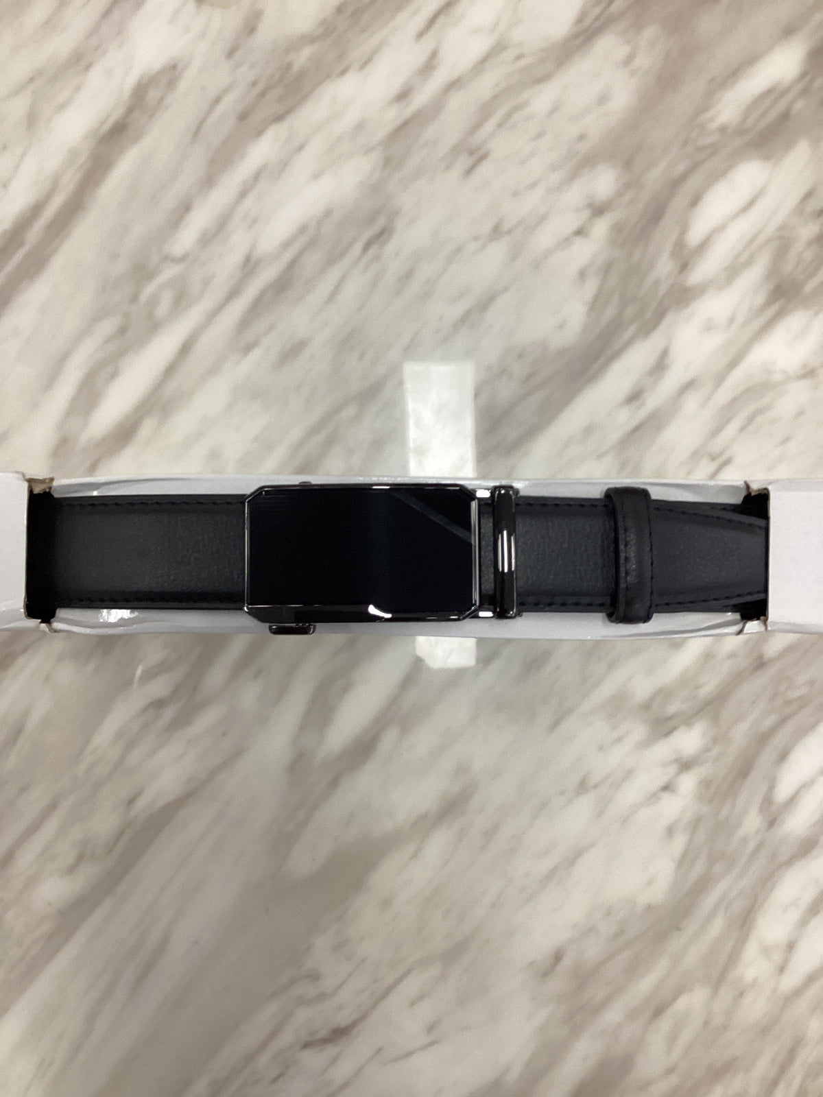 Men’s Ratchet Leather Belt – Automatic Buckle