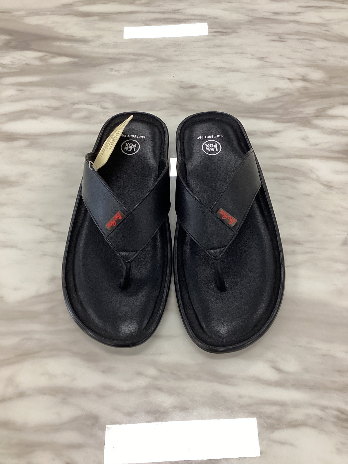 Leefox Men’s Casual Leather Sandals