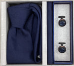 Pierre Cavelli Men’s Paisley Tie, Pocket Square & Cufflinks Gift Set