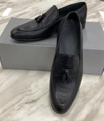 Marco Divaio Men’s Black Matte Loafer.(FFF)