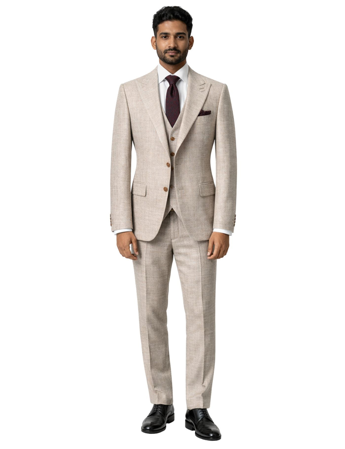 Callipso Men’s Three-Piece Plus Size Suit.(FFF)