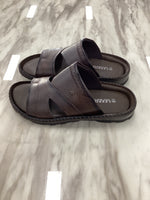 Leefox Men’s Casual Leather Sandals