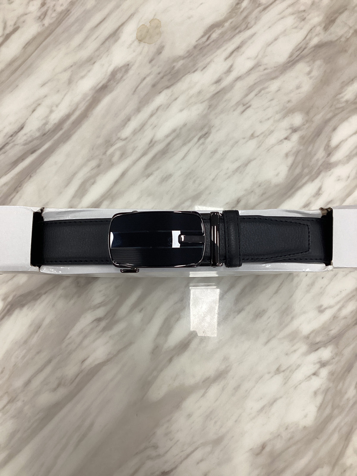Men’s Ratchet Leather Belt – Automatic Buckle