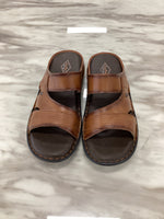 Leefox Men’s Casual Leather Sandals