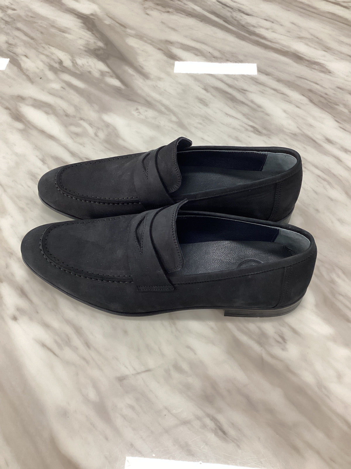 Men’s Nubuck Leather Penny Loafers