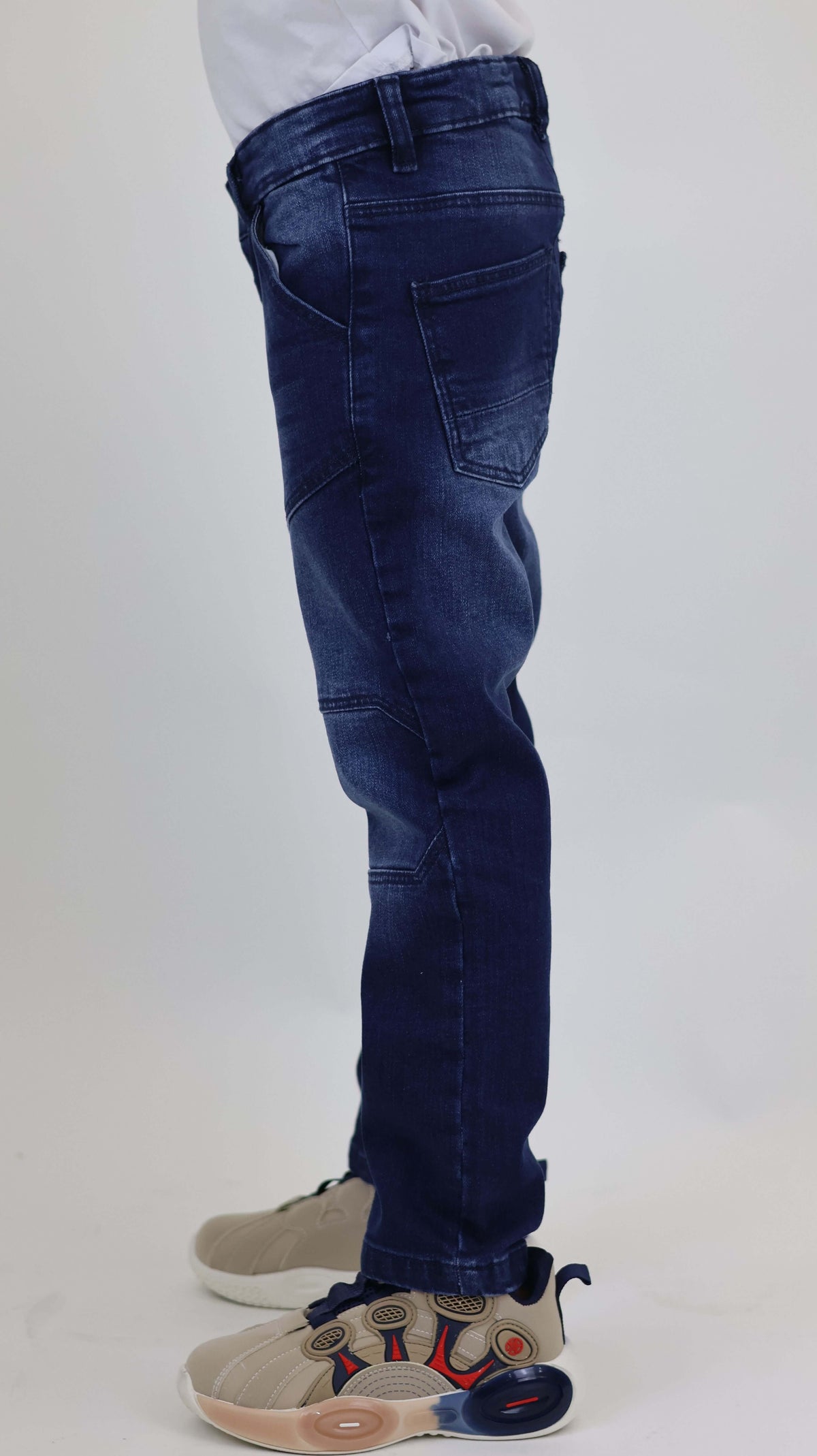Kids Reinforced Knee Denim Jeans