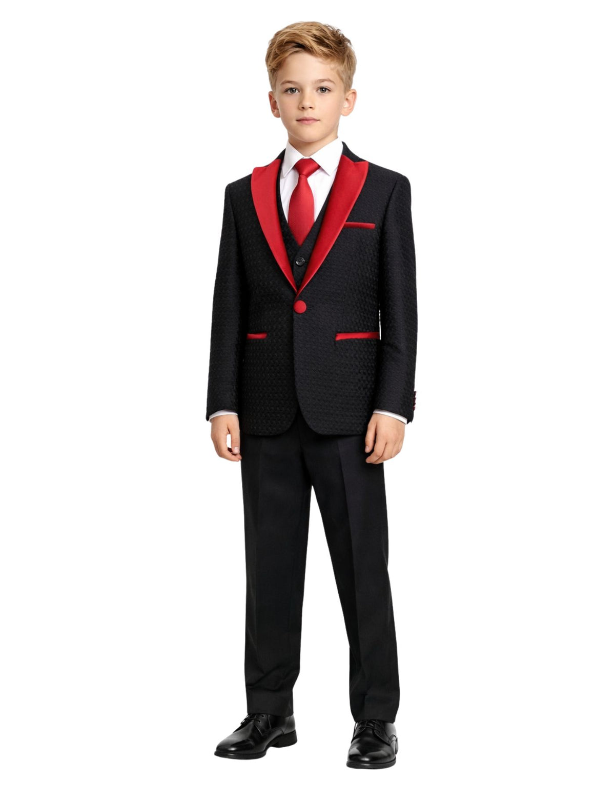 Edgers Kids Formal Suit Set – Jacket, Pants and Vest.