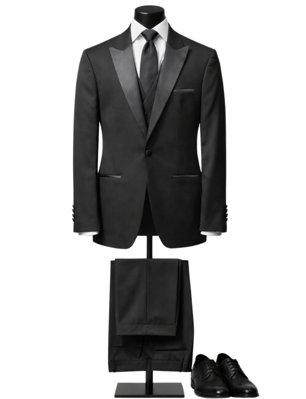 Edgers Men’s Three-Piece Suit + Bow Tie.(FFF)