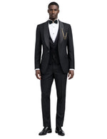 Edgers Men’s Three-Piece Suit + Bow tie