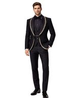 Edgers Men’s Three-Piece Suit + Bow tie