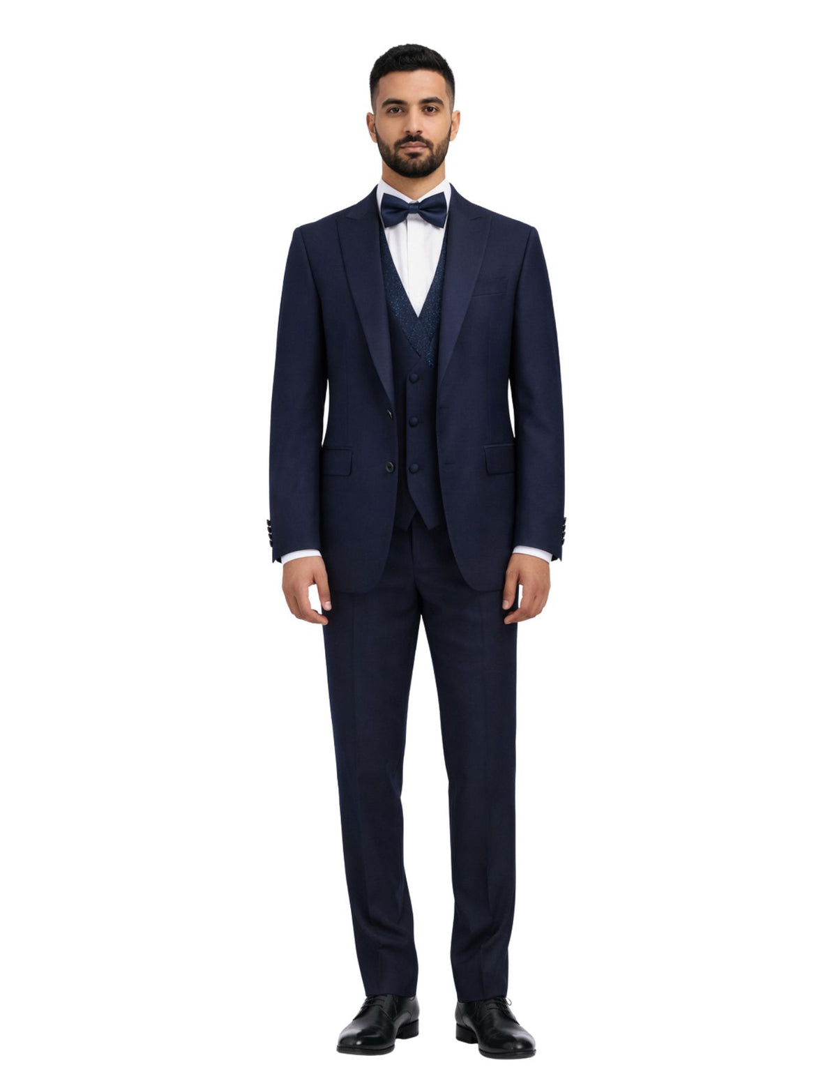 Edgers Men’s Three-Piece Suit + Bow tie.(FFF)