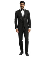 Edgers Men’s Three-Piece Suit + Bow tie