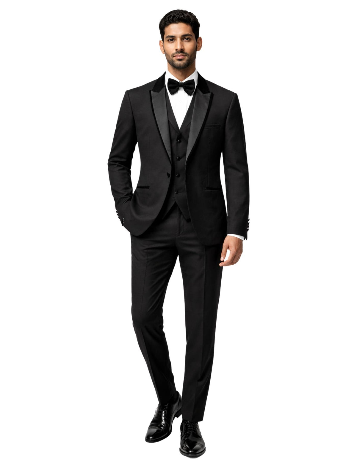 Edgers Men’s Three-Piece Suit + Bow tie.(FFF)