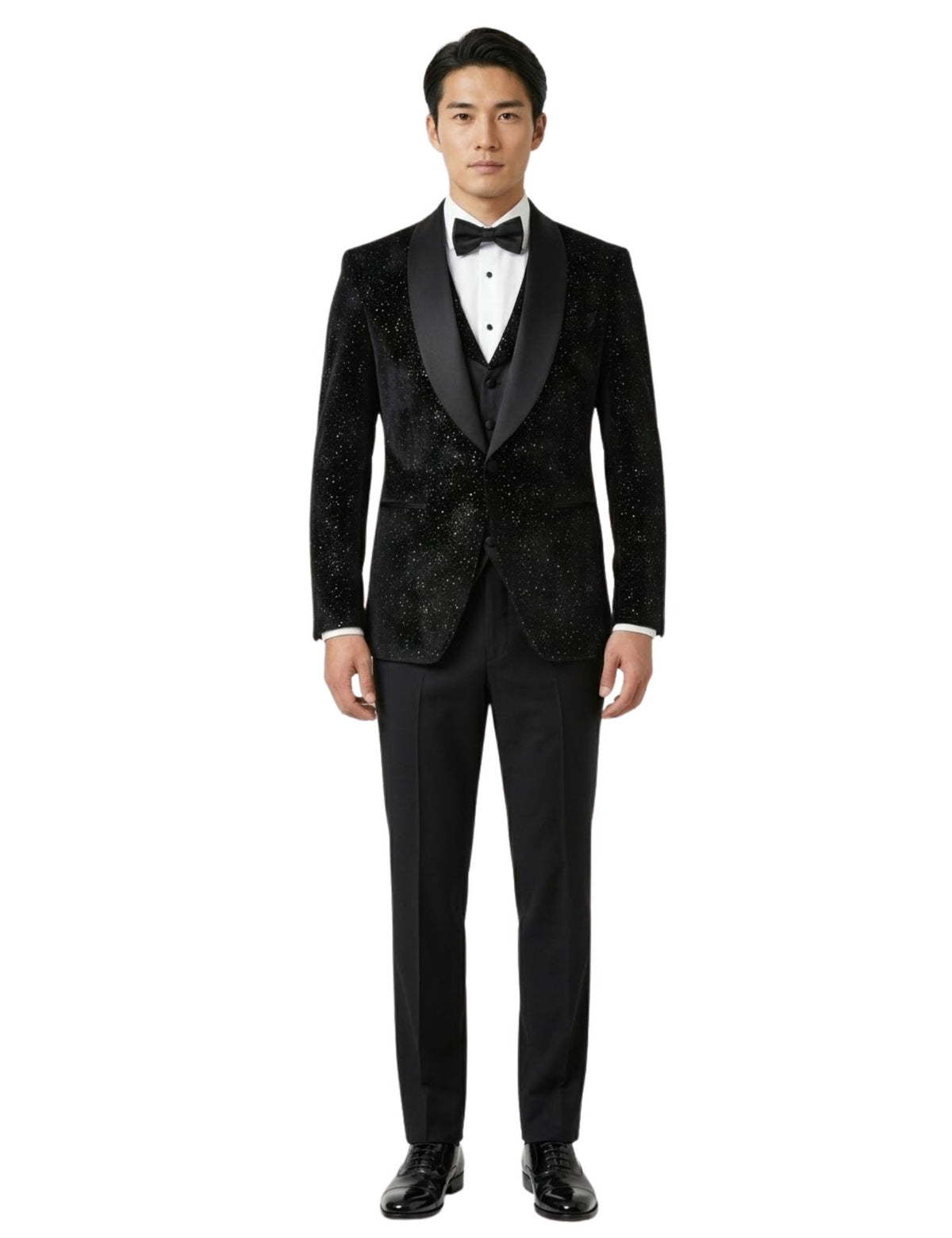 Edgers Men’s Three-Piece Suit + Bow tie.(FFF)
